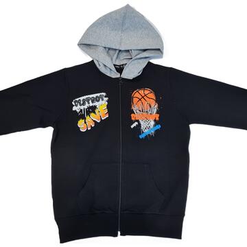 FELPA CON CAPPUCCIO DA RAGAZZO 41TMJ154 TREND - SITE_NAME_SEO